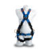 Arnés multi-propósito 4 argollas en X con mariposa frontal y faja Armadura A-0344X