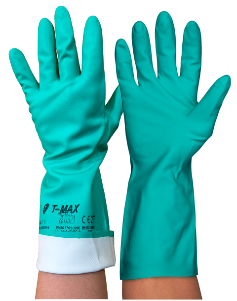 guante de nitrilo equipo de protección personal