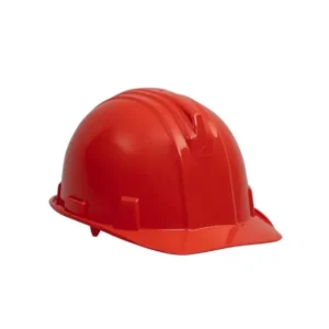 casco de seguridad industrial rojo