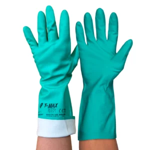 guante nitrilo 13 pulgadas flocado químicos