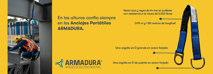 punto de anclaje armadura contra caídas